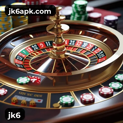 App jk6 para iOS e Android — interface mobile, login biométrico e PIX integrado